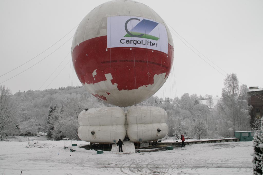 Ballon durch Niederholwinden