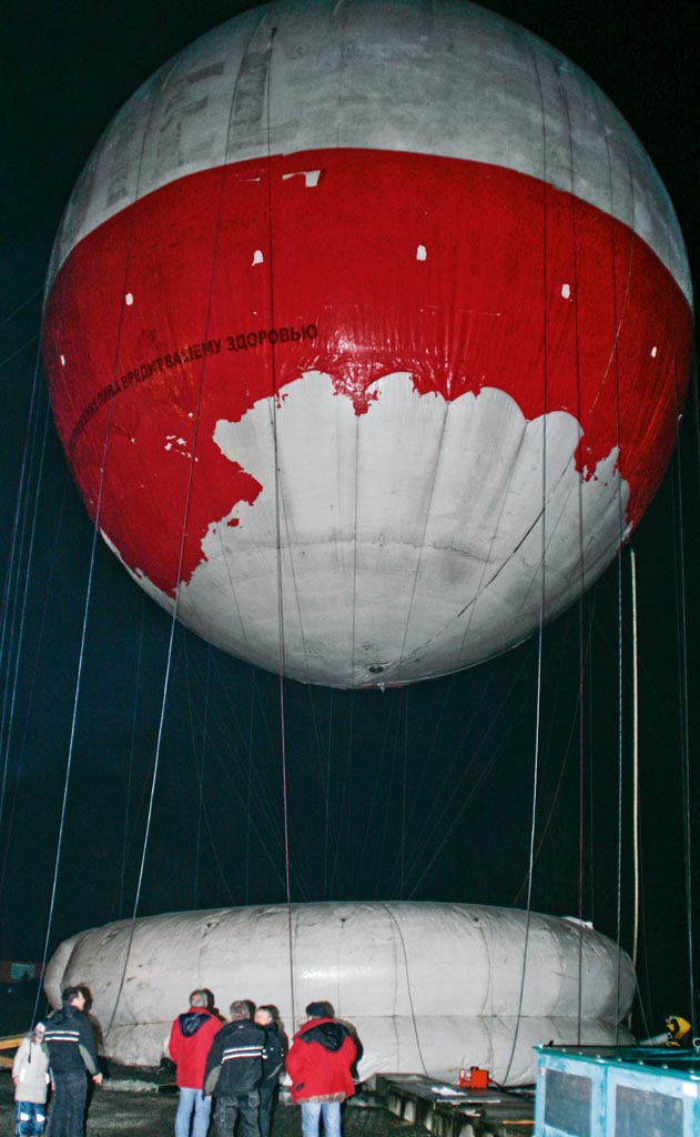 Ballon ist gefüllt